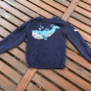 Adorable whale sweater